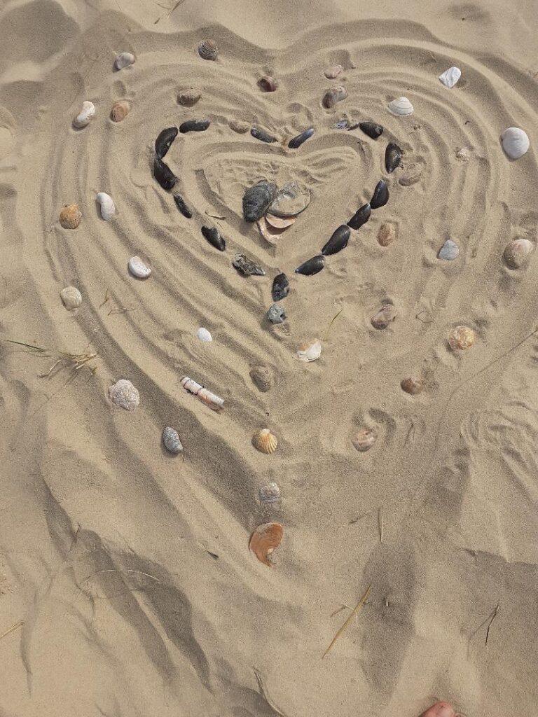 beach heart